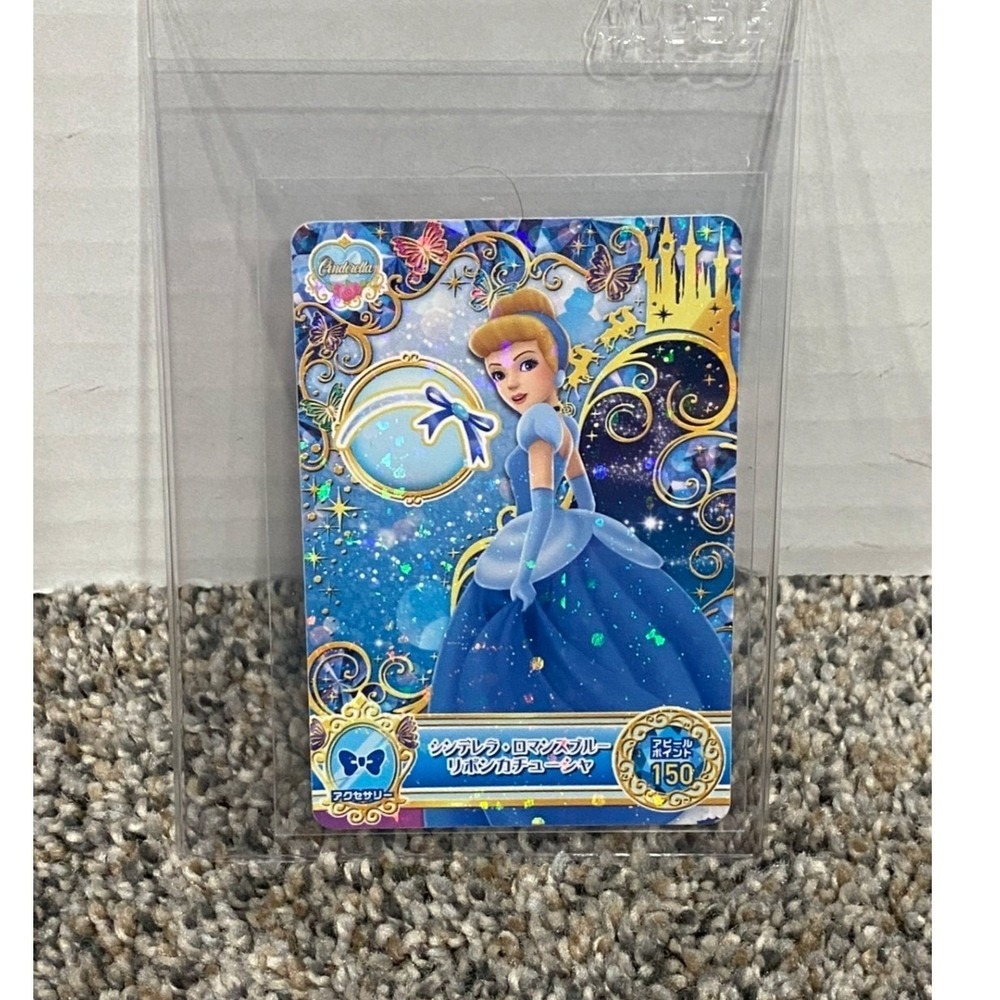 Disney Cinderella Romance Blue Ribbon Kachusha Happiness Appeal Card